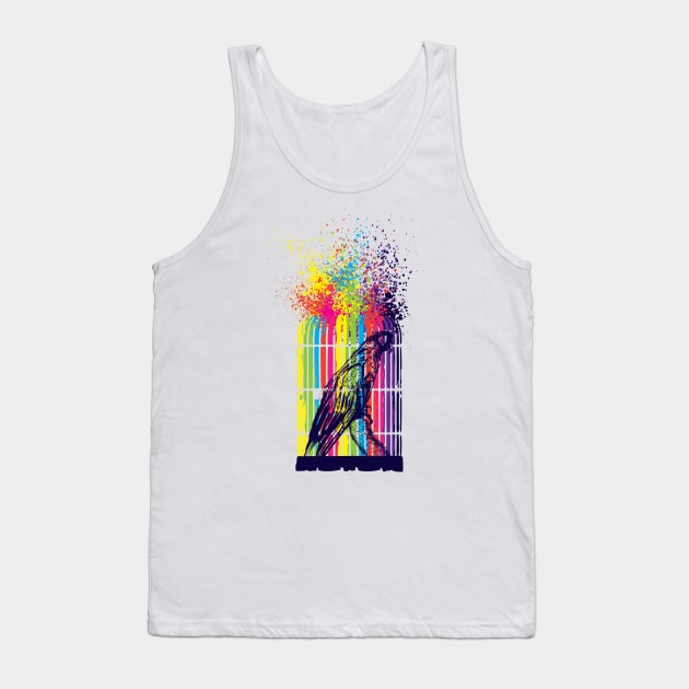 Vibrant Rage Tank Top by Daletheskater